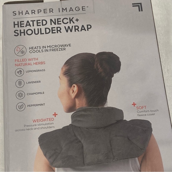 NEW Sharper Image Heated Neck & Shoulder Wrap - Picture 5 of 6